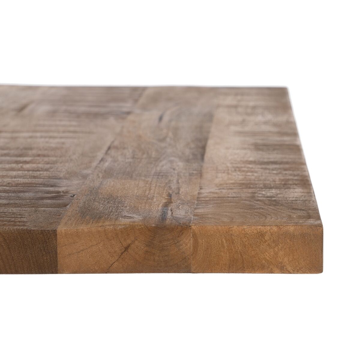 Table top Neliö Beige Mangopuu 80 x 80 x 3 cm